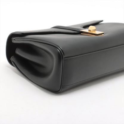 Celine Leather Shoulder Bag Black