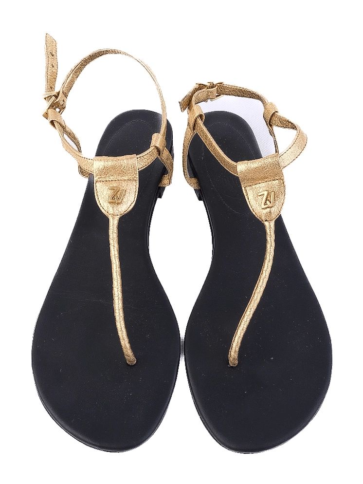 Excellent Zadig&Voltaire Yellow Leather Sandals Size 38