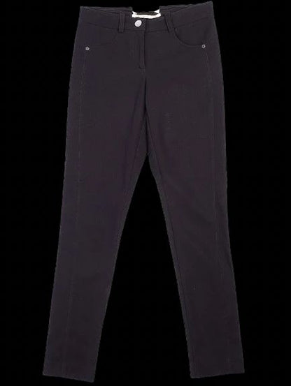 Excellent Pinko Black Nylon Pants Size XS Styled in Italy