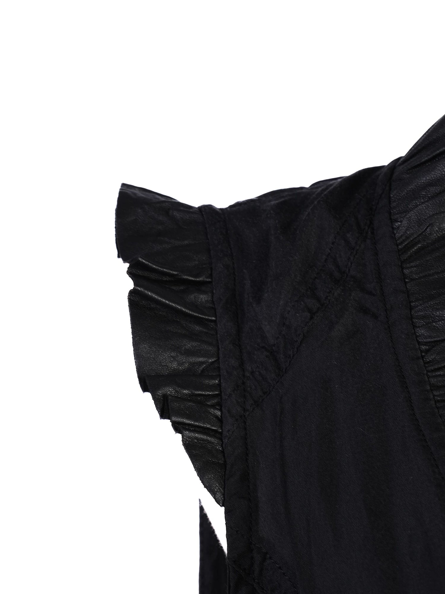 Excellent Emporio Armani Black Cotton Sleeveless Blouse Size M