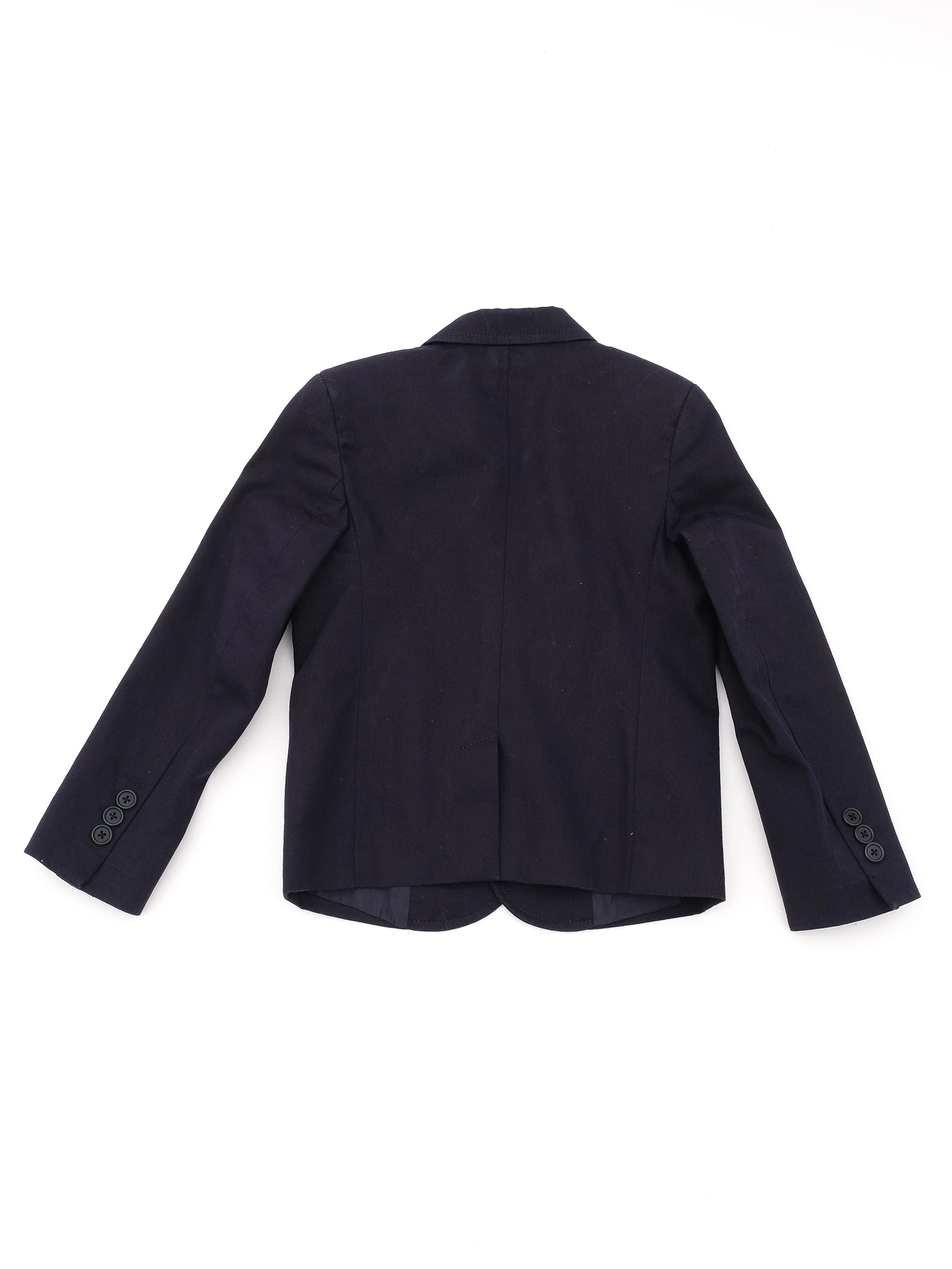 Excellent Navy Blue Suit for Kids - Jacket &amp; Pants Set