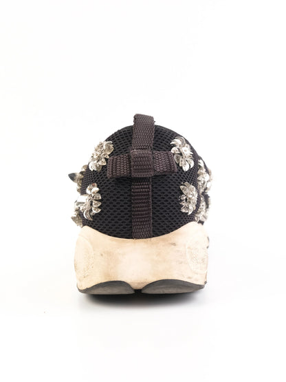 Dior Black Fabric Sneaker with Decorative Elements Size 36