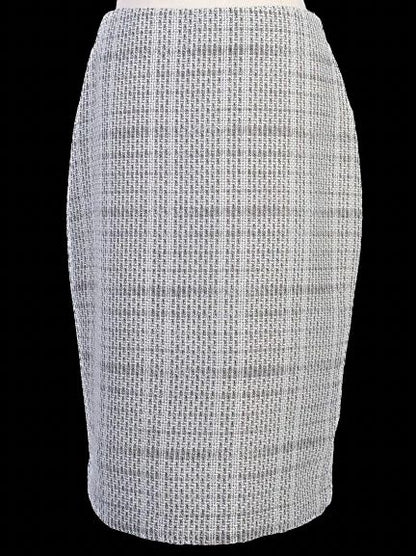 Excellent Karl Lagerfeld Gray Tweed Pencil Skirt Size XS