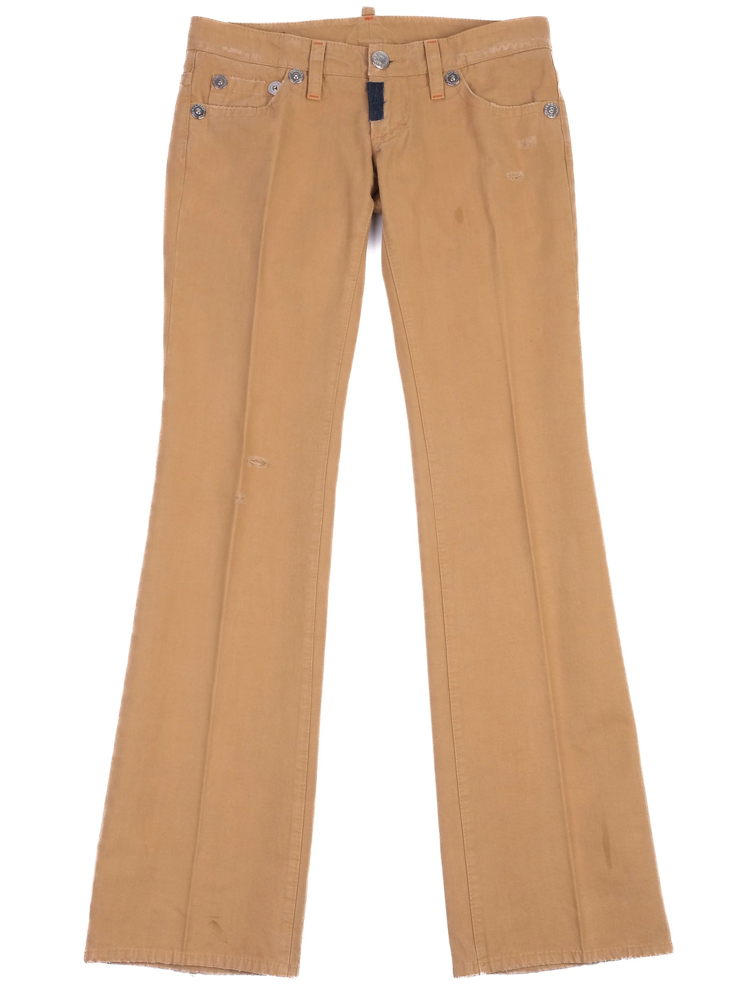 EXCELLENT 7 For All Mankind Orange Cotton Pants Size M Women