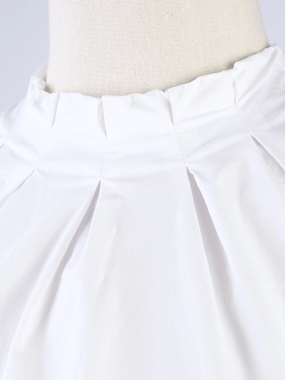 Excellent Burberry White Sleeveless Blouse M Cotton High Neck