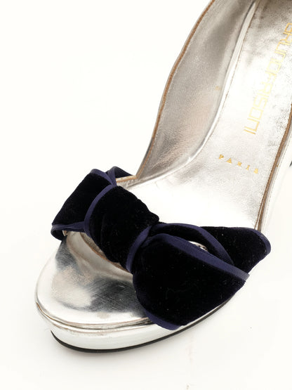 Good Bruno Frisoni Gray Leather High-Heeled Shoes Size 36