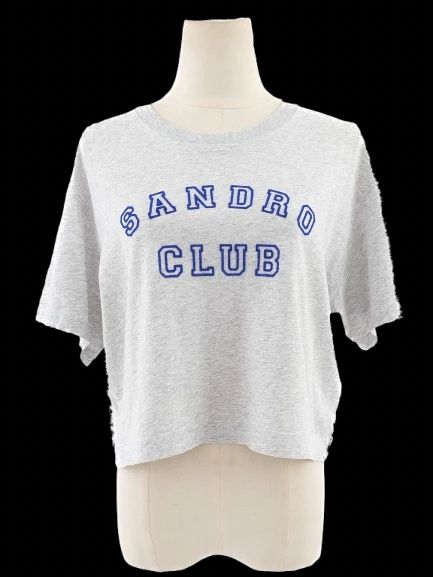 Excellent Sandro Gray T-Shirt Women&