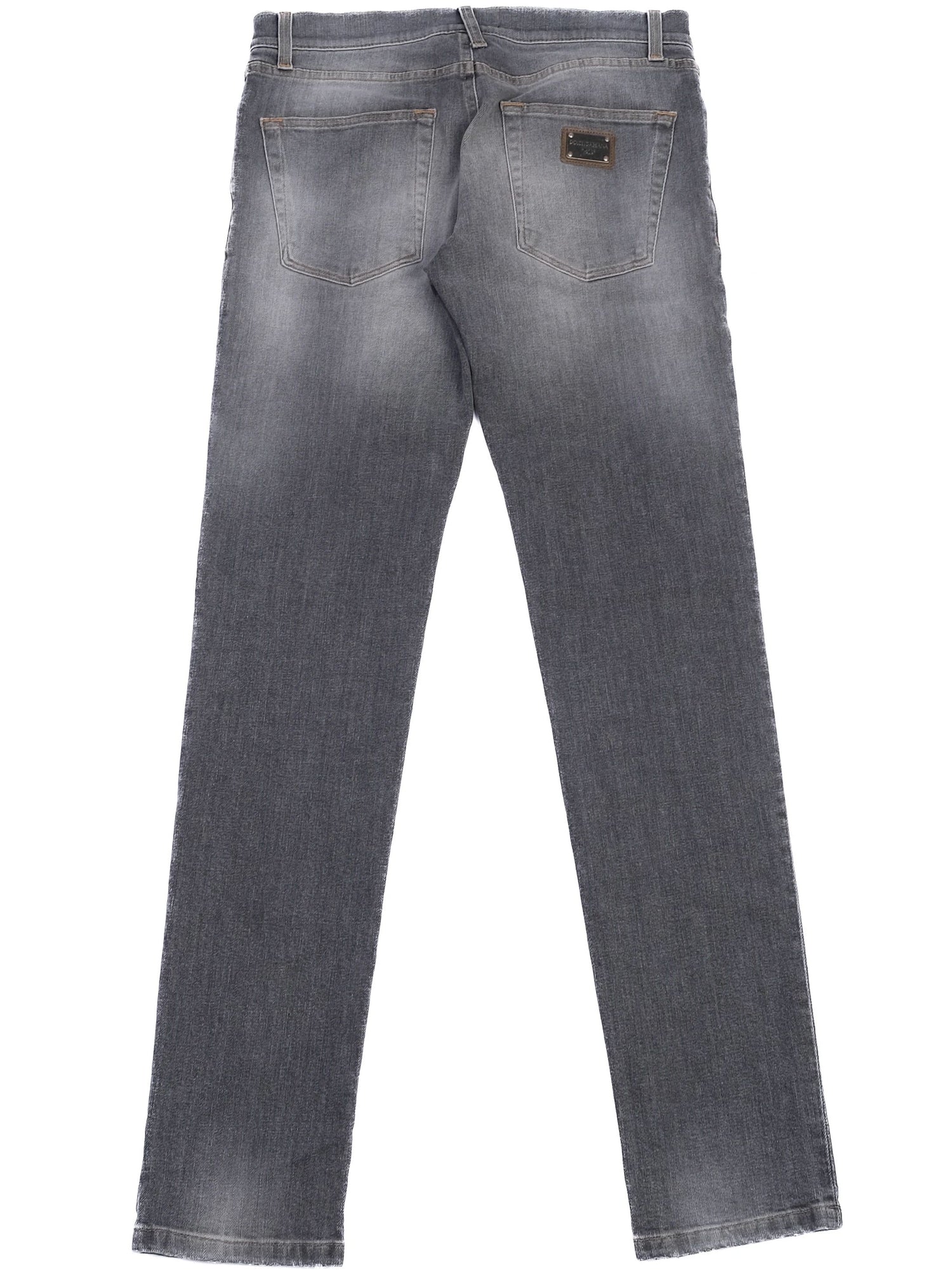 Excellent Dolce Gabbana Gray Cotton Jeans for Men