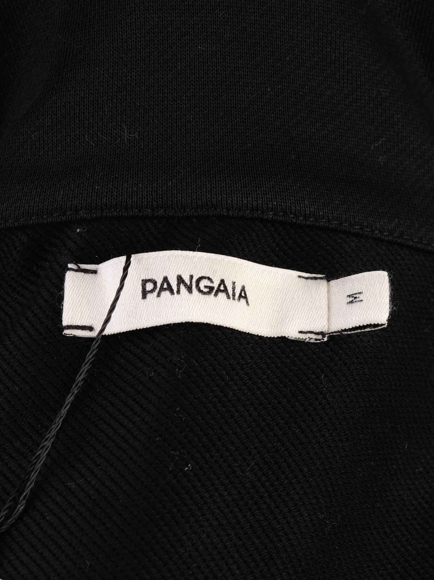 Excellent Pangaia Black Hooded Jacket Cotton Medium Size M