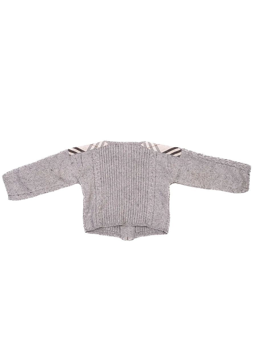 Excellent Burberry Gray Knitted Sweater for Kids Size 12 Months