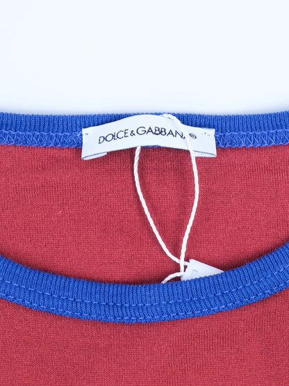 Excellent Dolce Gabbana Red Cotton Kids T-Shirt Size 12