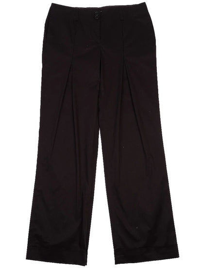 Excellent Moschino Black Cotton Pants Size L for Women