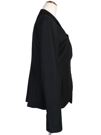 Excellent Malloni Black Viscose Blazer Jacket for Women