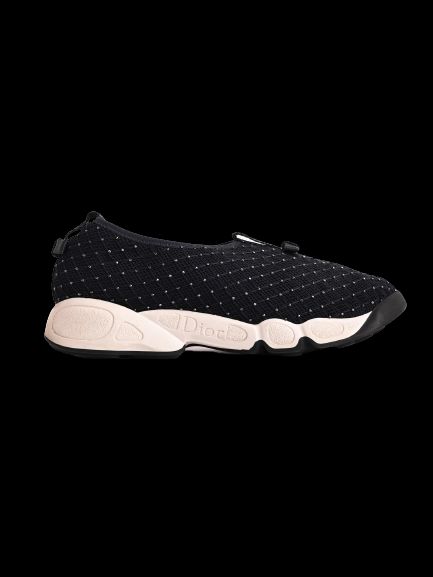 Excellent Dior Blue Leather Sneakers Size 36 for Women