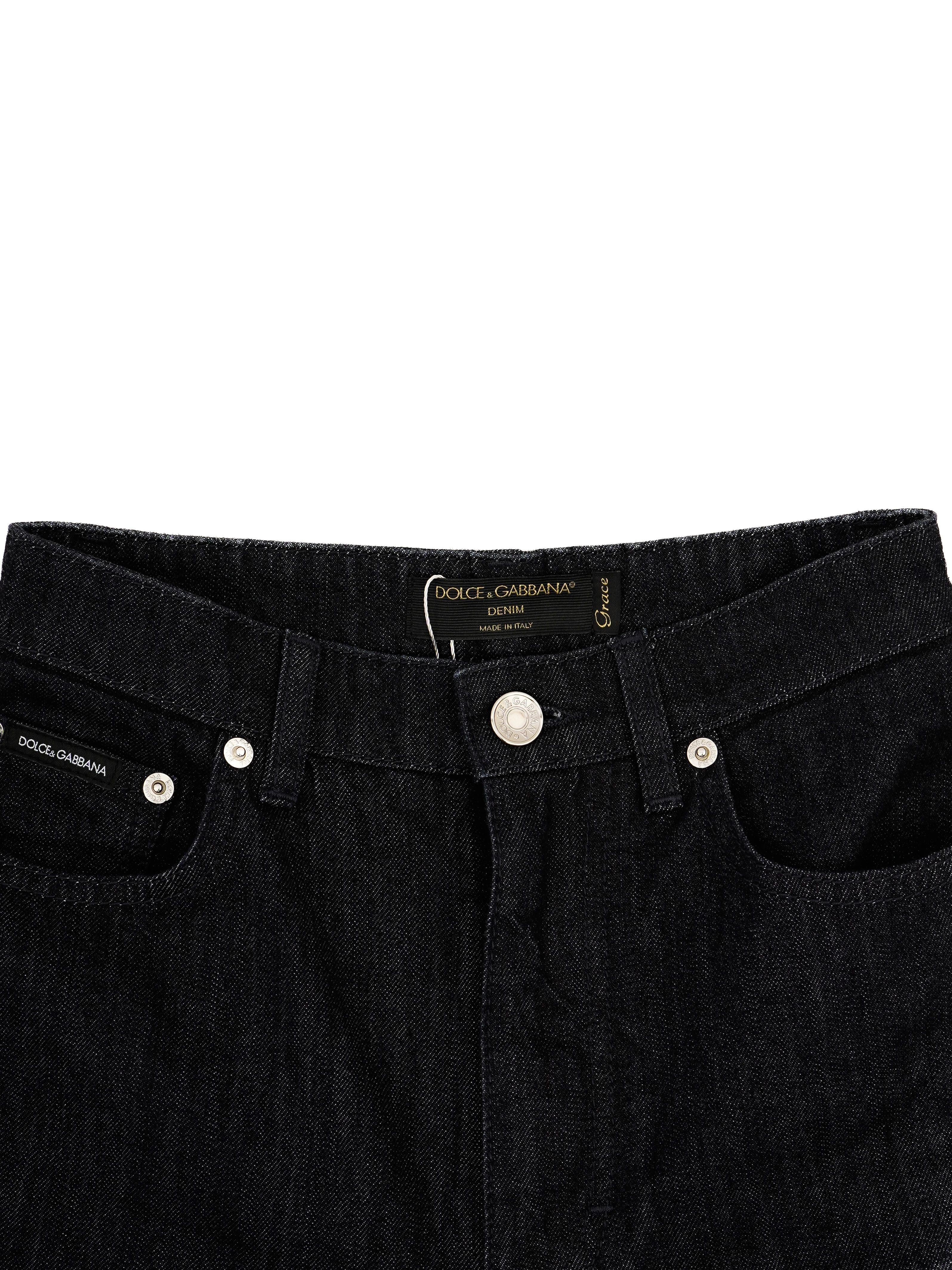 Perfect Dolce Gabbana Dark Denim Jeans Blue XS Women