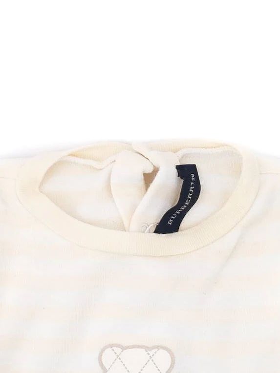 Excellent Burberry Yellow Cotton Baby Onesie Size 0-3 Months