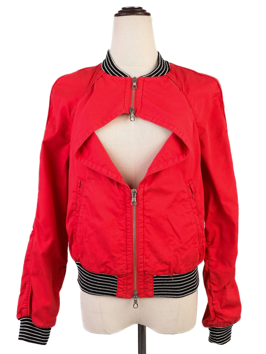 Excellent Vivienne Westwood Red Bomber Jacket Size S Polyester