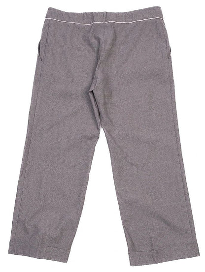 Excellent Stella McCartney Gray Pants Size M Textured Fabric