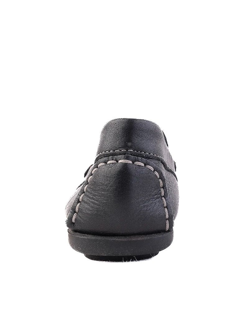Perfect Iceberg Junior Black Leather Loafers Size 33 for Kids