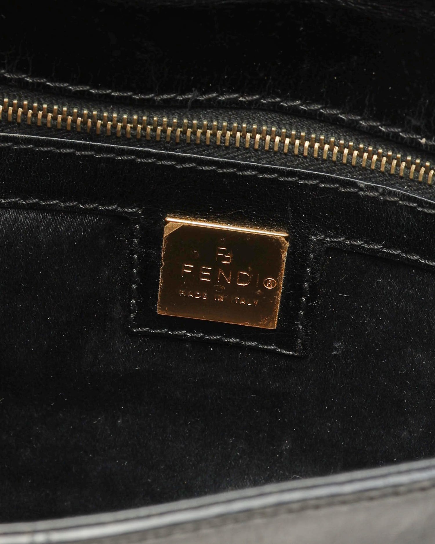 Fendi Studded Medium Baguette Bag