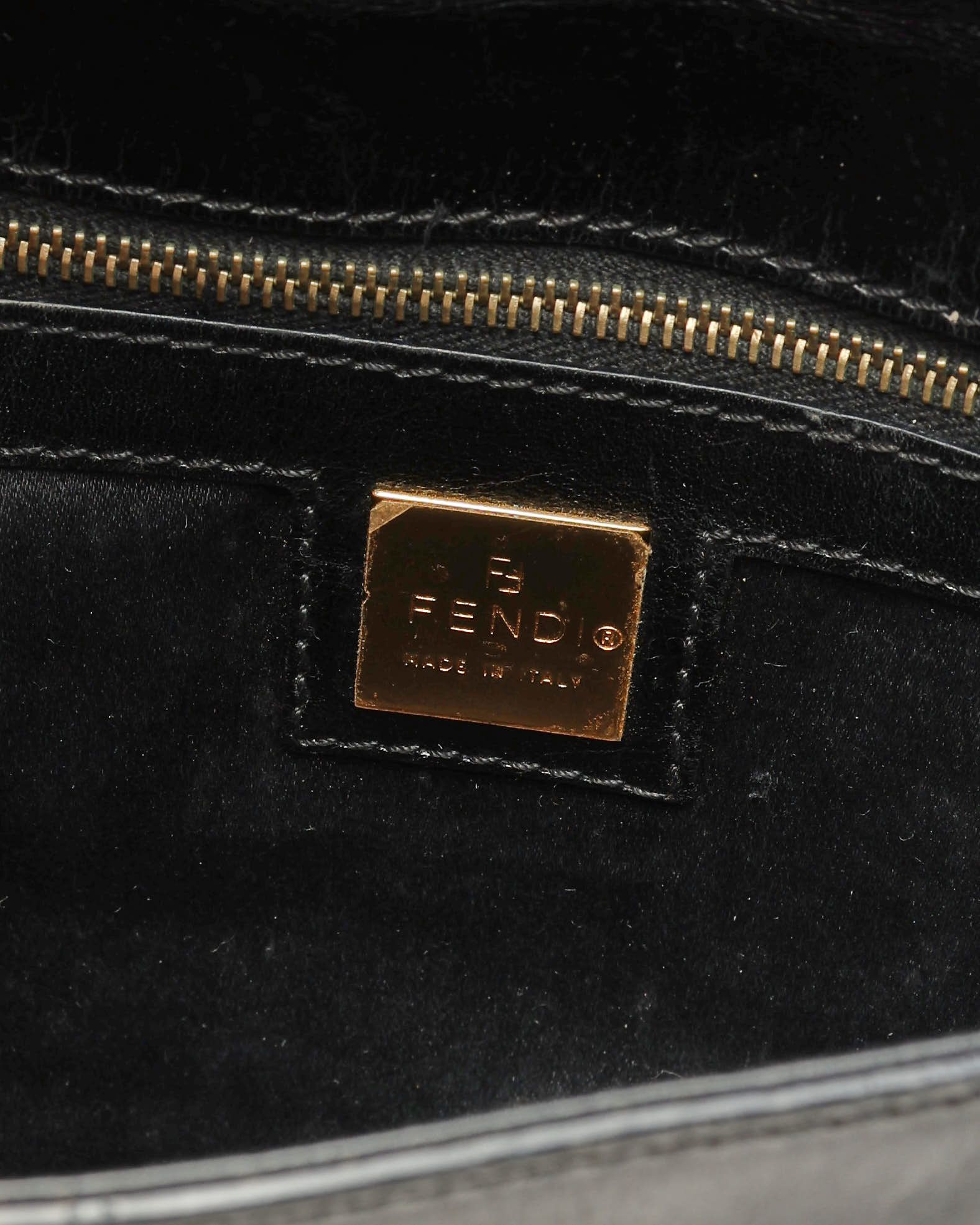 Fendi Studded Medium Baguette Bag