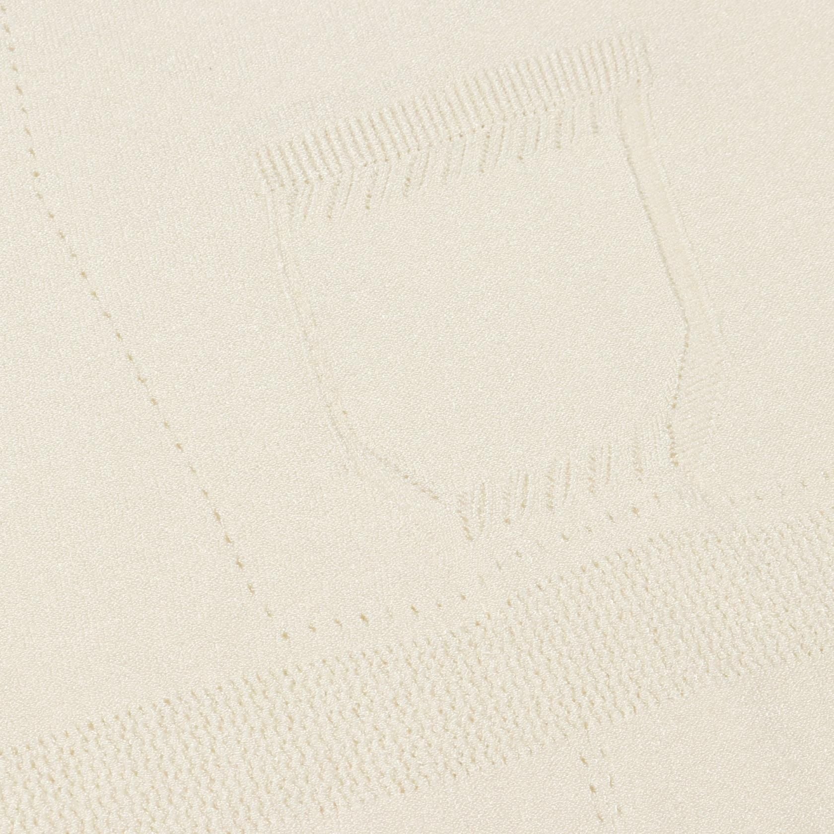 Chanel White Coco Mark Knit Rayon P 21350v 01291