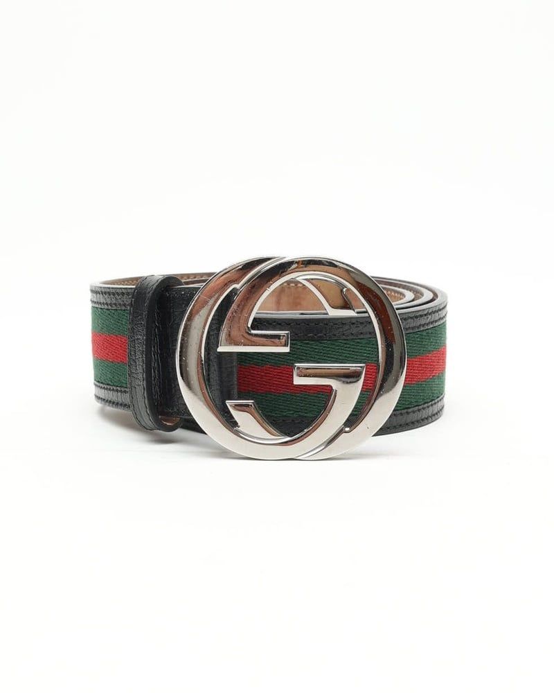 Gucci Interlocking G Leather Belt