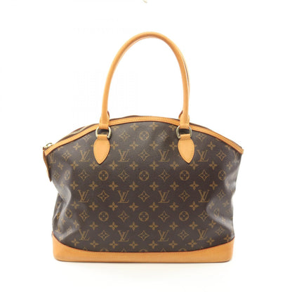 Louis Vuitton Lockit Horizontal Tote Bag M 40104 Monogram Canvas Brown Lv