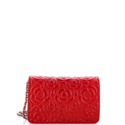 Chanel Wallet On Chain Camellia Lambskin