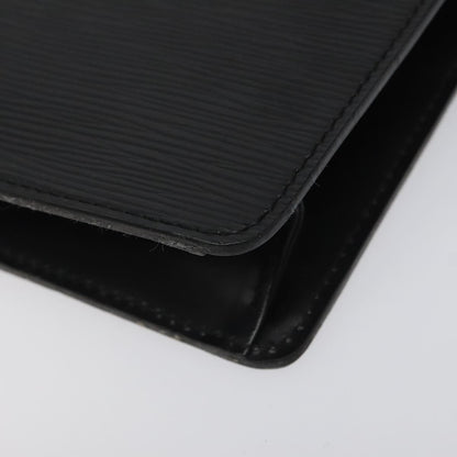 Louis Vuitton Epi Pochette Homme Clutch Bag Black Noir M 52522 Lv Auth