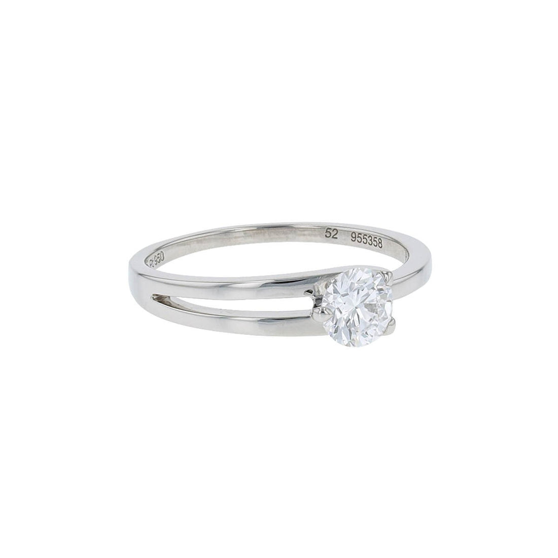 Fred Amour Fou diamond and platinum ring