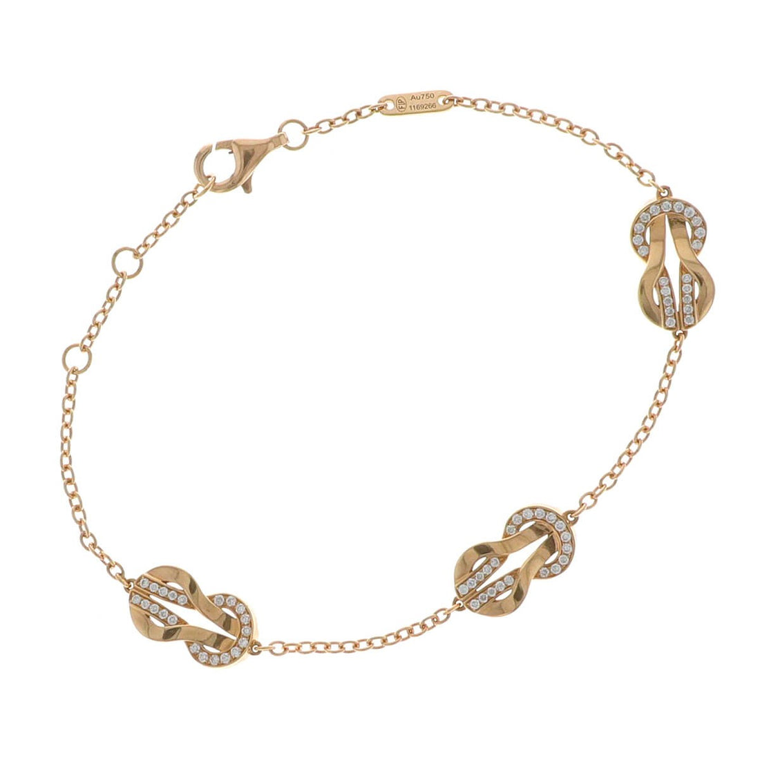 Fred Chance Infinie diamonds and gold bracelet