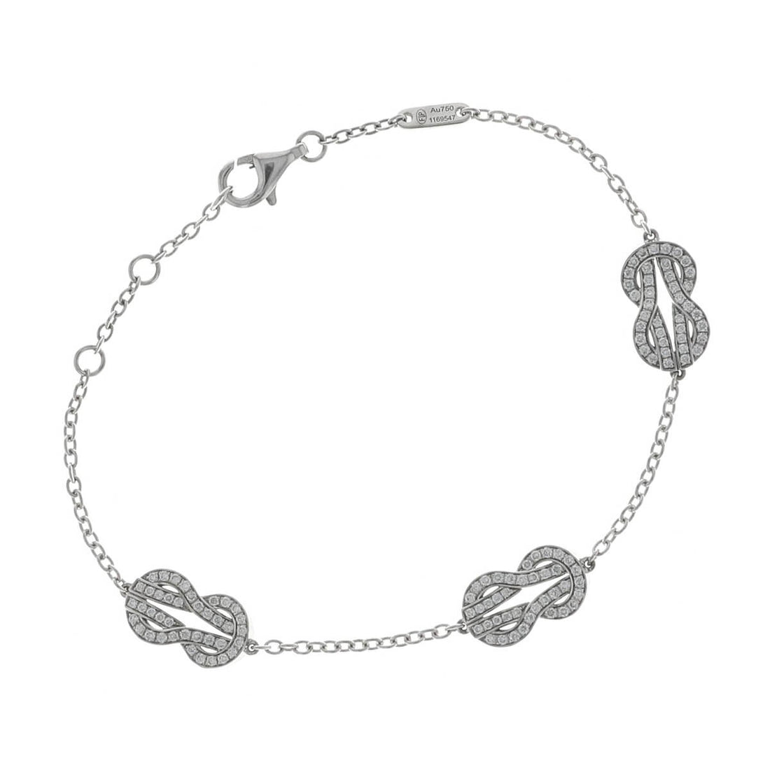 Fred Chance Infinie diamonds and gold bracelet