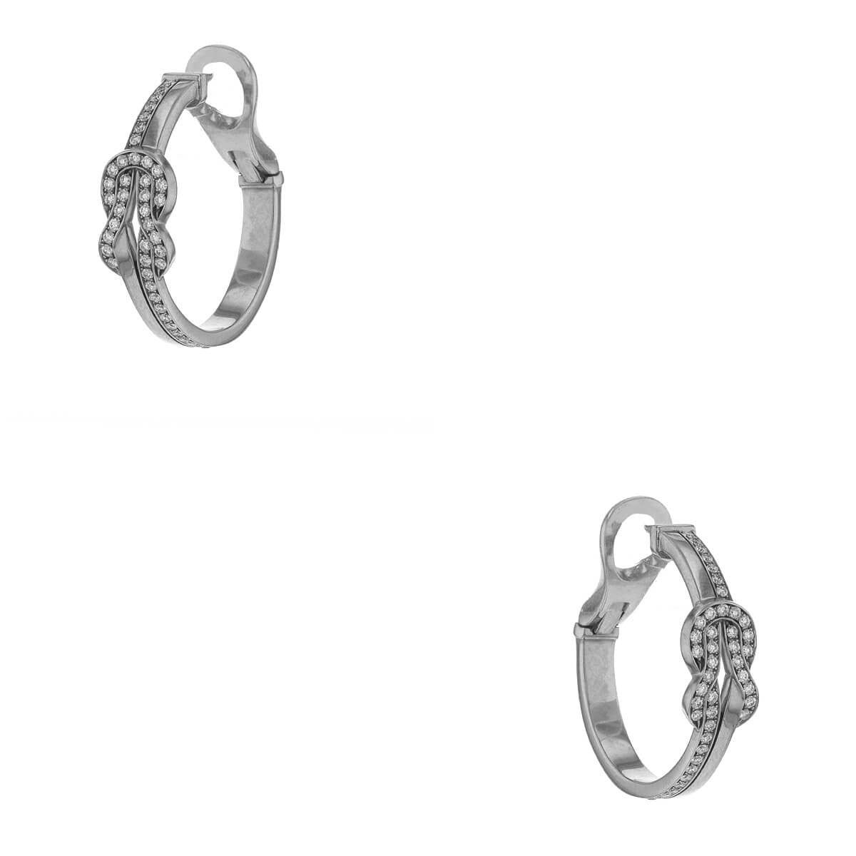 Fred Chance Infinie diamonds and gold earrings