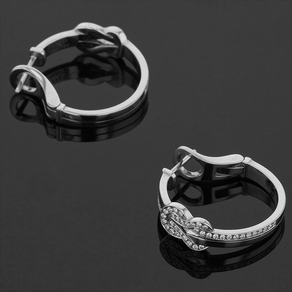 Fred Chance Infinie diamonds and gold earrings