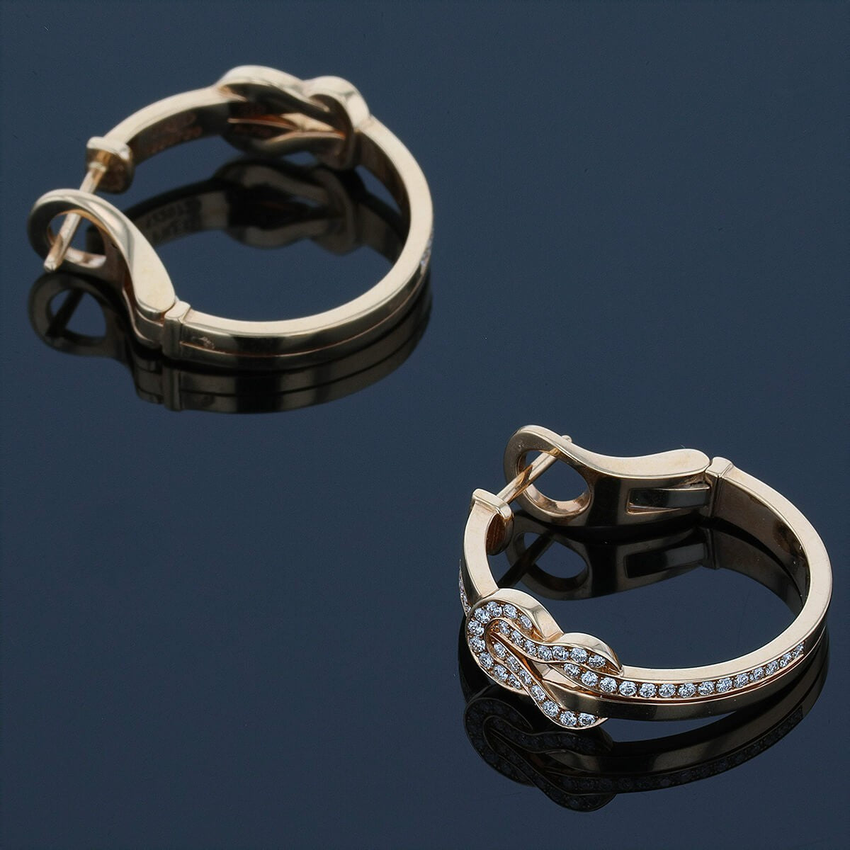 Fred Chance Infinie diamonds and gold earrings