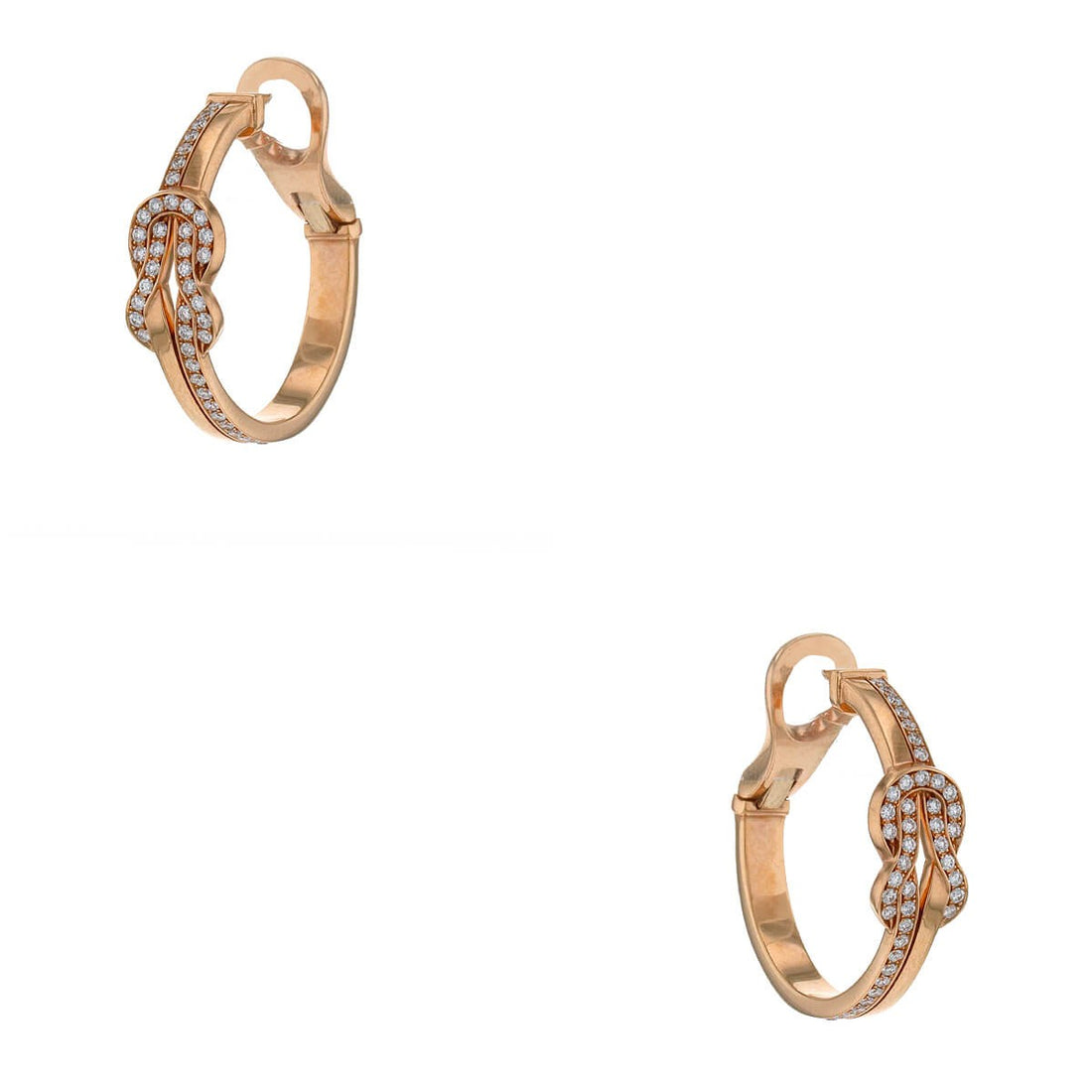 Fred Chance Infinie diamonds and gold earrings