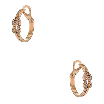 Fred Chance Infinie diamonds and gold earrings