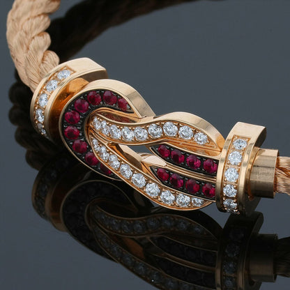 Fred Chance Infinie rubies, diamonds and gold bracelet