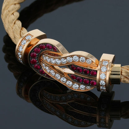 Fred Chance Infinie rubies, diamonds and gold bracelet