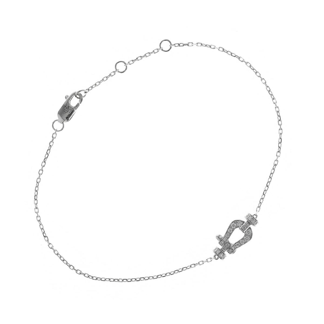 Fred Force 10 diamonds and gold bracelet
