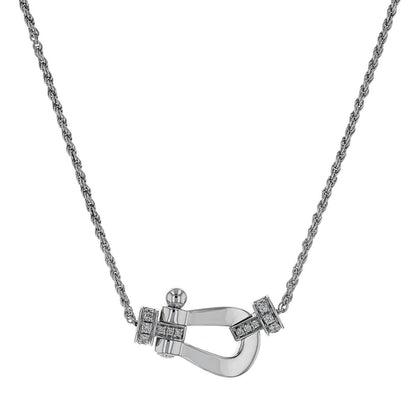 Fred Force 10 diamonds and gold necklace