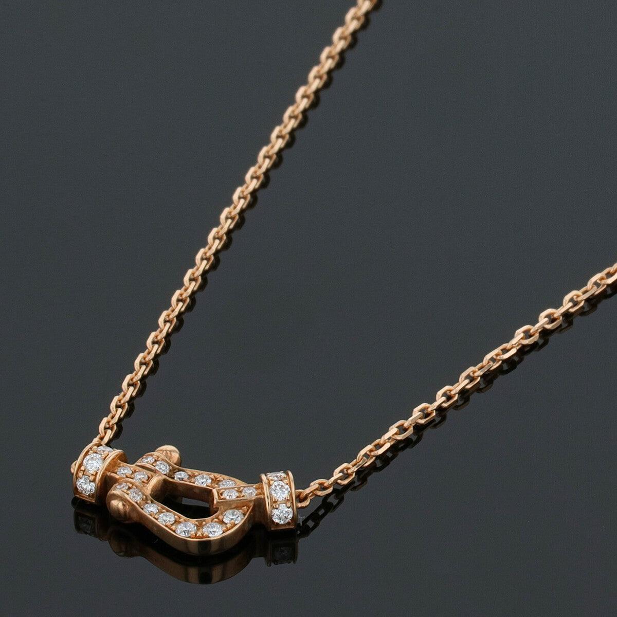 Fred Force 10 diamonds and gold necklace