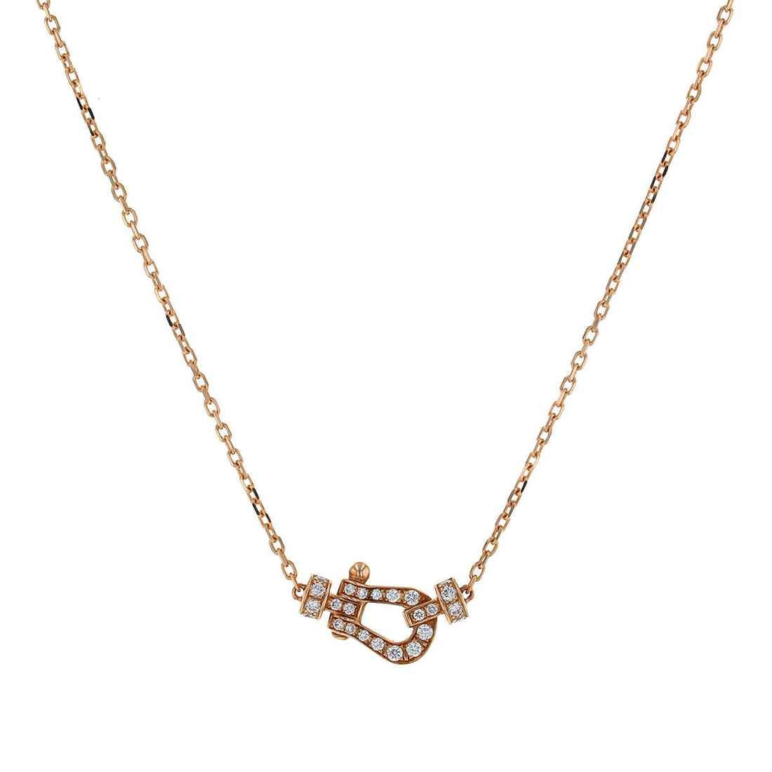 Fred Force 10 diamonds and gold necklace