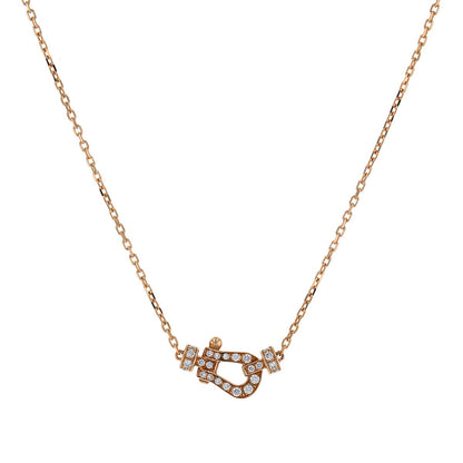 Fred Force 10 diamonds and gold necklace