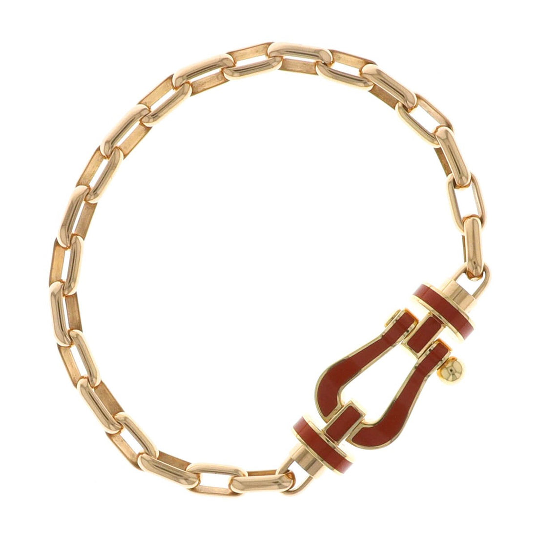 Fred Force 10 enamel and gold bracelet