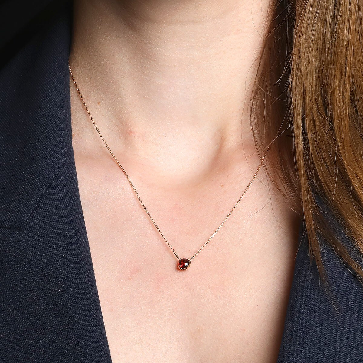 Fred garnet and gold necklace