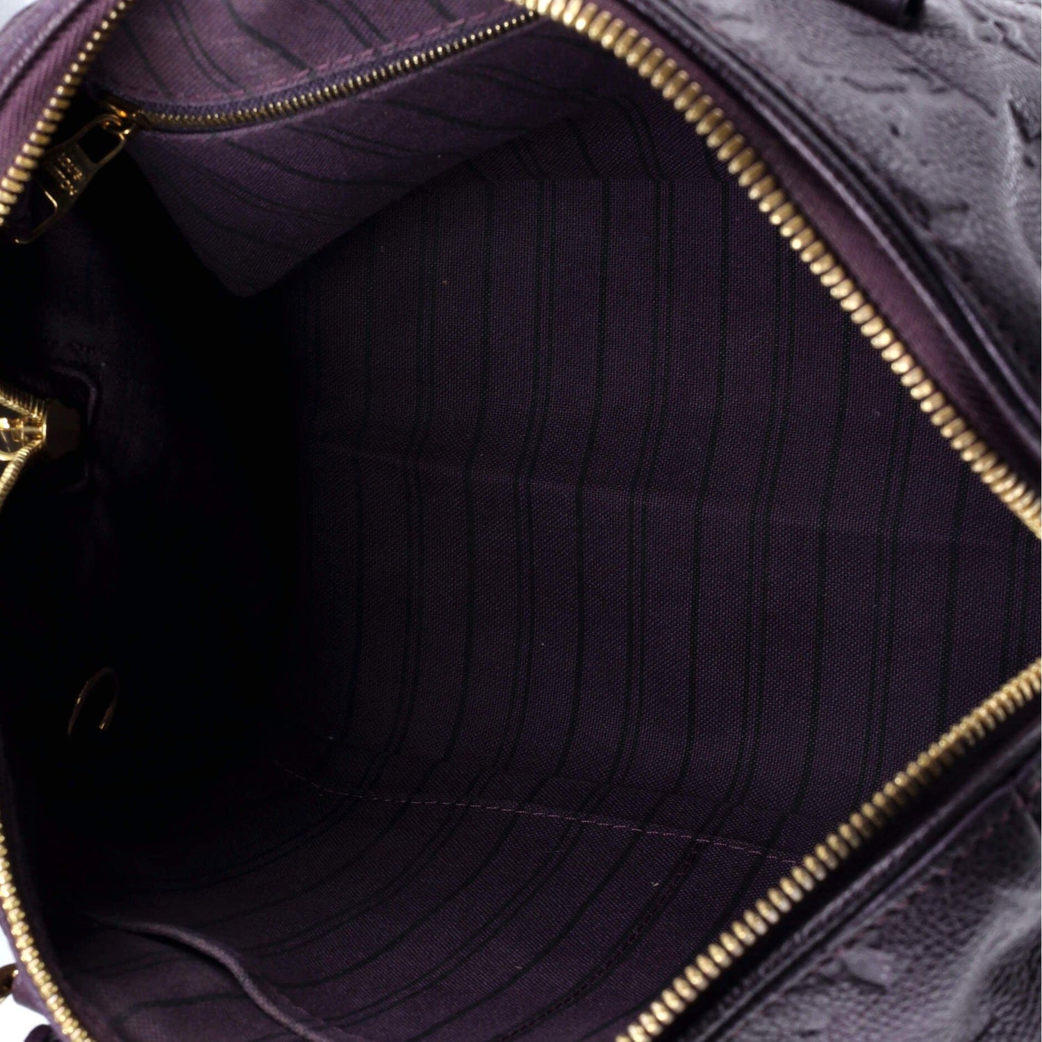 Louis Vuitton Speedy Bandouliere Bag Monogram Empreinte Leather 25