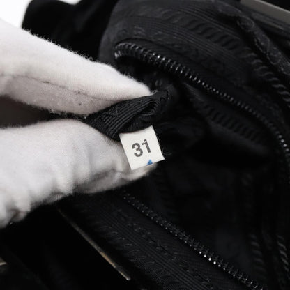 Prada Shoulder Bag Velor Black Auth