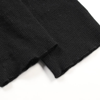 Chanel Black Knit Wool P 62570k 48045